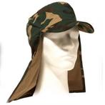 Veldpet leger met nekbescherming in camouflage kleuren, Nieuw, Verzenden