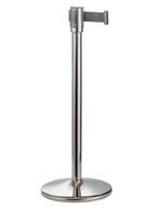 Afzetpaal RVS met afspanlint - 180 cm, Verzenden, Nieuw in verpakking