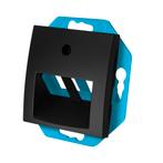ION Modular Jack 30° 2-voudig met Centraalplaat E1 Mat Zwart, Ophalen of Verzenden, Nieuw