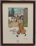 Moulinsart - Lithographie -75e anniversaire de Tintin -TL -, Boeken, Stripboeken, Nieuw