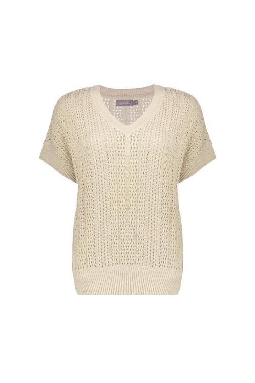 -30% Geisha  Geisha 54022-29 spencer lurex  maat L, Kleding | Dames, Truien en Vesten, Wit, Nieuw, Verzenden