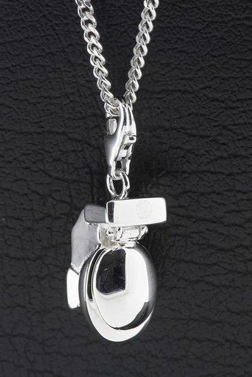 Zilveren Toilet WC met beweegbare zitting hanger en/of bedel, Sieraden, Tassen en Uiterlijk, Bedels, Verzenden
