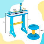 Elektronisch 31 Toetsenbord voor Kinderen met Krukje & Micro, Nieuw, Verzenden