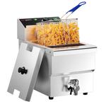 GGM Gastro | Elektrische friteuse - 8 liter - 3,25 kW - met, Verzenden, Nieuw in verpakking, Fornuis, Frituur en Grillen