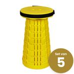 Set Van 5 Stuks ! Alora Opvouwbare Kruk Extra Strong - Vol, Nieuw