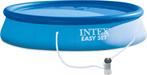 Intex Zwembad Easy set incl. filterpomp Ø396cm x 84cm hoog, Verzenden, Opblaaszwembad, 80 tot 120 cm, Rond