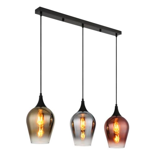 Hanglamp LAVUS 70cm 3-lichts Metaal, Huis en Inrichting, Lampen | Hanglampen, Nieuw, Metaal, Ophalen of Verzenden