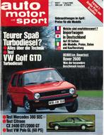 1982 AUTO MOTOR UND SPORT 07 DUITS, Nieuw, Author