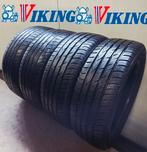 4x 195 55 R16 VIKING 8mm en 5mm €50 P.S GEMONTEERD EN AL, Auto-onderdelen, Banden en Velgen, Ophalen, Gebruikt, 16 inch, Band(en)