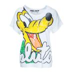 Frogbox • wit t-shirt met Pluto • 36, Kleding | Dames, Tops, Nieuw, Frogbox, Wit, Maat 36 (S)