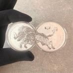 Duitsland. 5 Mark 2025 Germania Beasts – Gullinbursti 1 oz