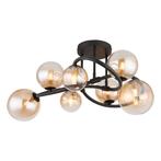 Plafondlamp TUBERIUS ø62CM 3.50 Watt G9 Matt zwart 7-Lichts, Huis en Inrichting, Lampen | Plafondlampen, Ophalen of Verzenden