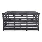 3x Containerombouw | Kliko ombouw | Containerberging | Grijs, Verzenden