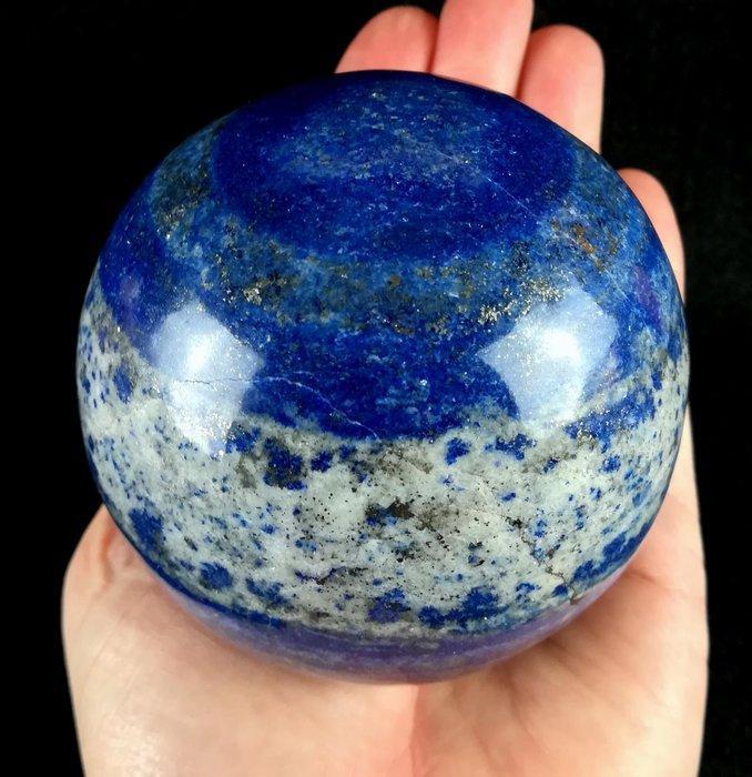 Lapislázuli A++ van de eerste kwaliteit Bol - Hoogte: 83 mm, Verzamelen, Mineralen en Fossielen