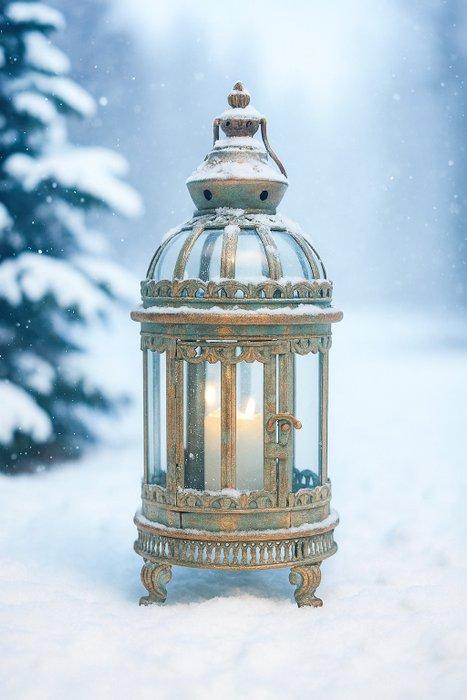 Lantaarn - Glas, Diversen, Kerst