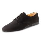 Zwart Suede Dansschoenen Heren - Ballroom, Salsa Schoen Lage, Verzenden, Nieuw