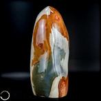 Natuurlijke zeer artistieke polychrome jaspis Vrije vorm-, Verzamelen, Mineralen en Fossielen