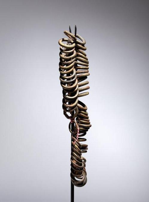 Bronzen ketting - West-Afrika - Kameroen (Zonder, Antiek en Kunst, Kunst | Niet-Westerse kunst