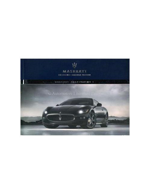 2009 MASERATI GRANTURISMO S INSTRUCTIEBOEKJE DUITS, Auto diversen, Handleidingen en Instructieboekjes