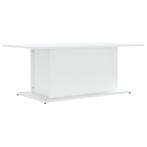 Witte Salontafel Hout - Tweedekansje! OP = OP, 100 tot 150 cm, Nieuw, Minder dan 50 cm, Rechthoekig