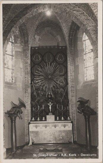 DENEKAMP - St. Joseph-altaar - R.K. Kerk, Verzamelen, Ansichtkaarten | Nederland, Verzenden