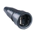 Heavy Duty Rubber Koppeling Plug 16A 250V Met Aarde Pin -, Verzenden, Nieuw, Overige typen