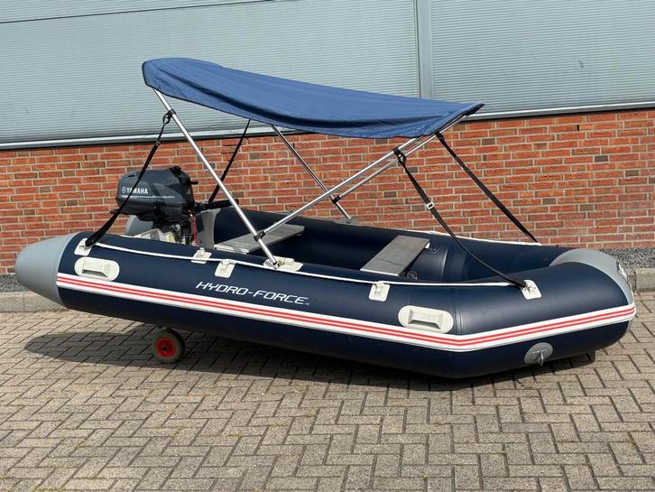 Hydro-force 330 rubberboot + 4pk Yamaha + opties summer deal, Watersport en Boten, Rubberboten, Minder dan 70 pk, Airdeck, Benzine