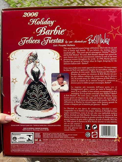 Mattel - Barbiepop Holiday 2006 by Bob Mackie - 2000-2010 -, Antiek en Kunst, Antiek | Speelgoed