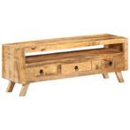 vidaXL Tv-meubel 110x30x40 cm massief mangohout, Huis en Inrichting, Kasten | Televisiemeubels, 100 tot 150 cm, Verzenden, Nieuw
