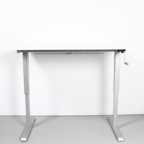 Pro-Office zit/sta slingerbureau, 140x80 cm, alu-nieuw bl..., Huis en Inrichting, Bureaus, Nieuw, Ophalen of Verzenden