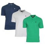 Donnay Donnay Heren - 3-Pack - Polo shirt Noah - Navy / Wit, Verzenden, Nieuw