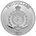 Niue. 2 Dollars 2022 Star Wars - Grogu Baby Yoda, 1 Oz