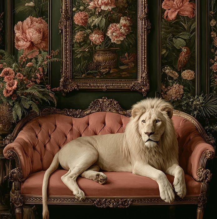 CREATIVE_HUB - White lion sofa relax, Huis en Inrichting, Overige Huis en Inrichting