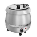 GGM Gastro | Soepwarmer - 9 liter - Roestvrij staal | SWH9E, Verzenden, Nieuw in verpakking, Fornuis, Frituur en Grillen