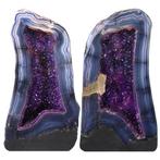 AAA-kwaliteit - Amethist en blauwe agaat - 48x20x24 cm -, Verzamelen, Mineralen en Fossielen