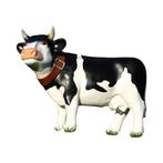 Koe - polystone beeld - 80 cm - in kleur - halsriem, Ophalen of Verzenden, Nieuw