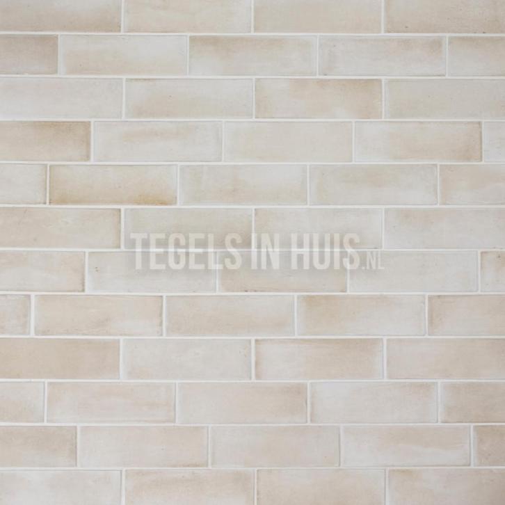 Vloertegel wandtegel coco beige canvas mat 5x15 r9, Doe-het-zelf en Verbouw, Tegels, Vloertegels, Nieuw, 10 m² of meer, Keramiek