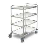 Hupfer RVS Serveerwagen | 4-plateaus | 1095x695x1275 mm, Verzenden, Nieuw in verpakking
