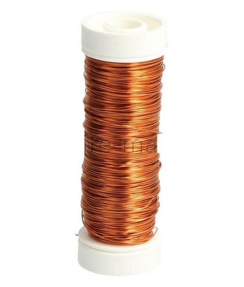 Myrtendraad 0.3mm / 30 gram - Manderijn 14, Hobby en Vrije tijd, Knutselen, Nieuw, Ophalen of Verzenden