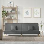 vidaXL Slaapbank stof donkergrijs, Huis en Inrichting, Banken | Bankstellen, Verzenden, Nieuw, Stof, 200 tot 250 cm
