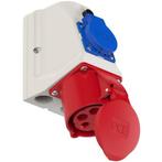 PCE combinatie CEE-wandcontactdoos 5-polig 32A +, Doe-het-zelf en Verbouw, Elektra en Kabels, Ophalen of Verzenden, Nieuw