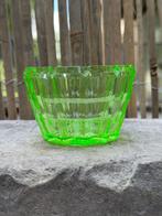 Glasfabriek Leerdam - Kom - Uraniumglas, Antiek en Kunst, Antiek | Glas en Kristal