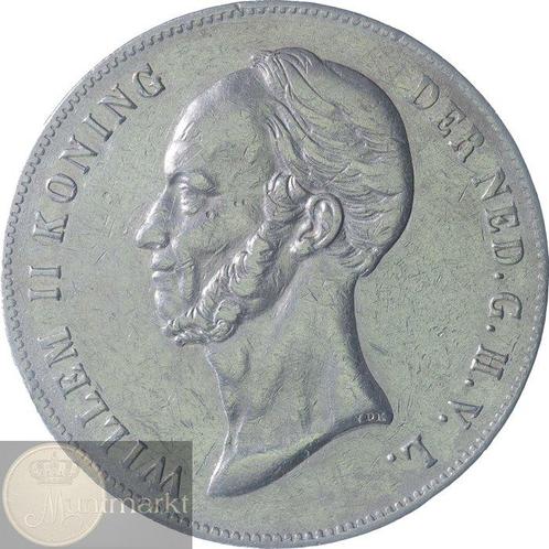 Nederland. Willem II. 2 1/2 Gulden 1849 (Zonder, Postzegels en Munten, Munten | Nederland