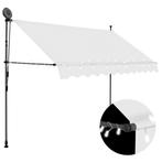 vidaXL Luifel handmatig uitschuifbaar met LED 250 cm, Tuin en Terras, Verzenden, Nieuw