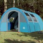 vidaXL Tunneltent 4-persoons waterdicht blauw, Caravans en Kamperen, Tenten, Verzenden, Nieuw, Tot en met 2