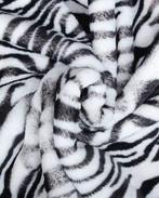 Imitatie Bont Superzacht Zebra, Nieuw, Overige kleuren