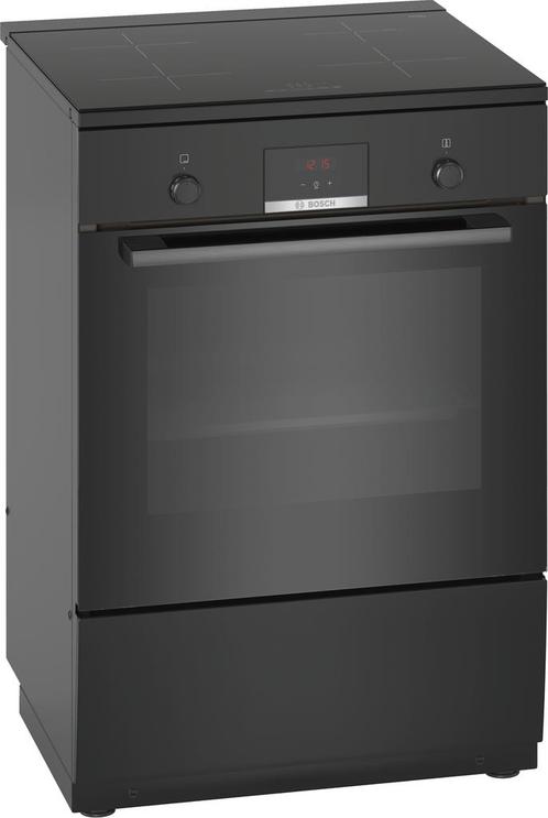 Bosch HLN39A060U inductie fornuis - zwart - 60 cm. breed, Witgoed en Apparatuur, Fornuizen, 60 cm of meer, Vrijstaand, 4 kookzones