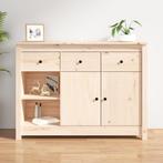 vidaXL Dressoir 100x35x74 cm massief grenenhout, Huis en Inrichting, 100 tot 150 cm, Verzenden, Nieuw, Grenenhout
