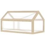 TRUUSK Kweekbak Van Hout, Mini Broeikas 90 X 52 X 49,5 Cm, B, Tuin en Terras, Verzenden