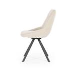 Eetkamerstoel By-Boo Bliss - taupe 240092, Overige kleuren, Nieuw, Ophalen of Verzenden, Stof
